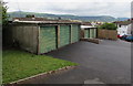 Six lockup garages, Station Road, Govilon