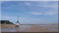 SH5381 : Yacht moored at Red Wharf Bay/Treath Coch,  Anglesey by I Love Colour