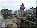 Figures overlooking Station Square in Harrogate