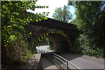 TQ2953 : Merstham. Bridge over School Hill by Robert Eva