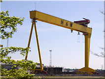 J3574 : Harland and Wolff Gantry Crane Goliath by David Dixon