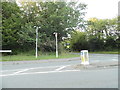 Beesonend Lane at the junction of Harpenden Road