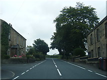 SD6338 : B6243 Clitheroe Road in Knowle Green by Colin Pyle