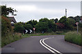 SS3422 : Bend and junction on A39 by J.Hannan-Briggs