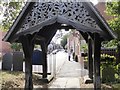 Lychgate at entrance to Bingham church