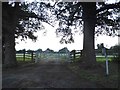 The entrance to Faulkners End Farm