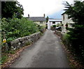 Mill Lane bridge over a brook, Govilon