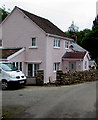 Pink cottage in Govilon