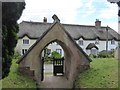 The lych gate of Sowton church