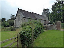 TQ4114 : Footpath Junction near St Mary the Virgin Church,  Barcombe by PAUL FARMER