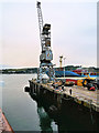 SW8132 : Tower Crane at County Wharf by David Dixon