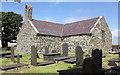 SH4560 : St Baglan's Church, Llanfaglan by Jeff Buck