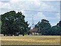 A glimpse of Hawkwell church