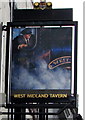 West Midland Tavern name sign, Worcester