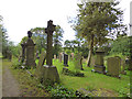 SE2126 : Birstall parish churchyard (2) by Stephen Craven