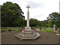 SE2126 : Birstall parish churchyard (4) - war memorial by Stephen Craven