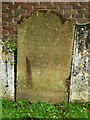 Nautical headstone at Minster Abbey