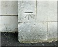 SK4641 : Bench mark, former Post Office, Ilkeston by Alan Murray-Rust
