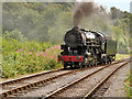 SK0247 : Churnet Valley Railway Locomotive Approaching Froghall by David Dixon