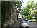 Ford Road and former support for railway bridge