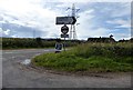 Power lines over the A93