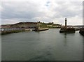 NZ8911 : The entrance to the Lower Harbour in Whitby by Steve Daniels