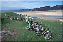 NR3997 : Bicycles parked at Kiloran Bay by Julian Paren