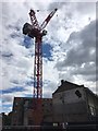 Crane on the site of a night club