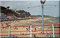 Looking northwards from Shanklin Pier in 1987