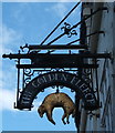 Old sign for the Golden Fleece, Chelmsford