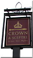 Crown & Sceptre name sign, Mardy