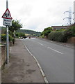 SO3015 : Warning sign - School/Ysgol, Greystones Road, Mardy by Jaggery