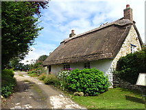 SE6584 : Thatched cottage, Beadlam by Gordon Hatton
