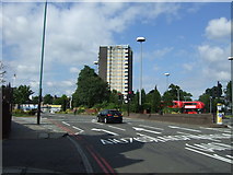 TQ3486 : Roundabout on Lea Bridge Road, London E5 by JThomas