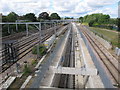 Acton Crossrail diveunder, view West 2017