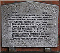 North Duffield War Memorial