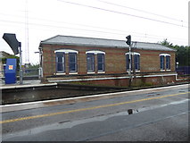 TQ0680 : A wet day at West Drayton station by Marathon