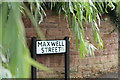 Maxwell Street Sign, Dumfries