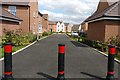 New housing estate along Springwell Lane, Whetstone