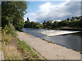 Weir on the River Taff, Pontypridd