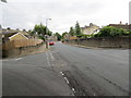 Heath Road in Halifax with Heath Lane leaving to the left and Linden Road joining from the right