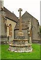 Cross outside Church of St Peter and St Paul, Charlton Adam