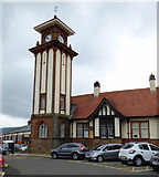 NS1968 : Wemyss Bay railway station tower by Thomas Nugent