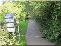 Ripley Greenway leaving Peasehill