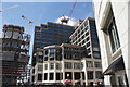 View of 25 Cabot Square from Mackenzie Walk