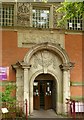 Entrance to the Carnegie Library, Ilkeston