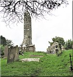J5951 : The ruined Templecranny Church, Portaferry by Eric Jones