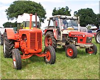 TG1823 : Vintage Case and Zetor 6911 tractors by Evelyn Simak