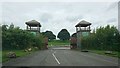 SJ4694 : Entrance to Knowsley Safari Park by Steven Haslington