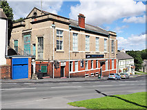 NZ3031 : Buildings on north side of High Street, Ferryhill Station by Trevor Littlewood
